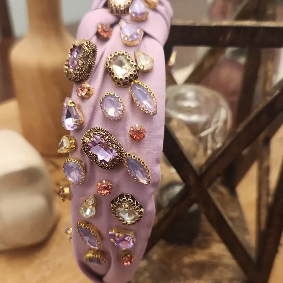 Whimsically Jewelled Head Band - Picture 2 of 4